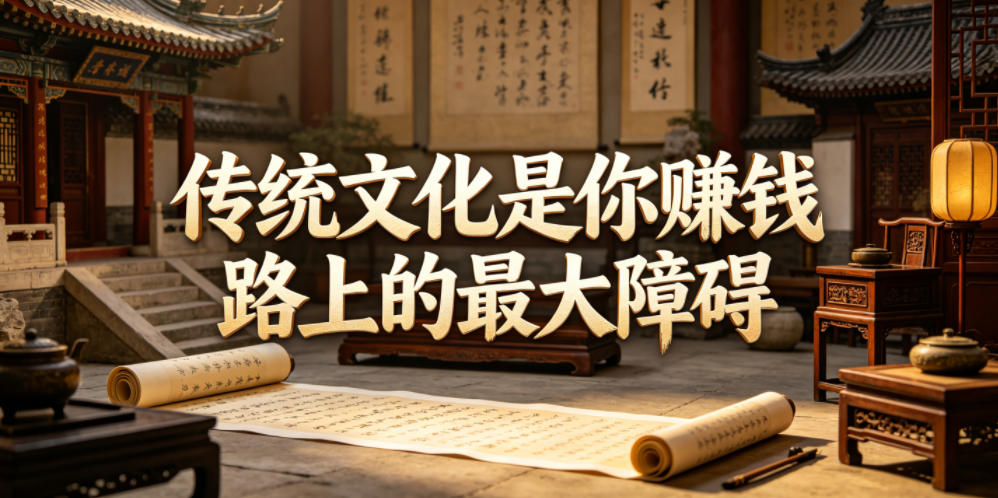 付费文章:传统文化是你賺钱路上的最大障碍-创业资源网