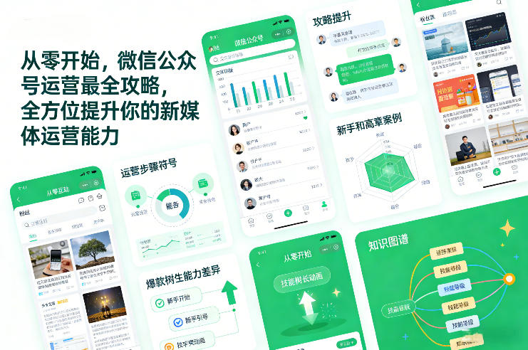 从零开始，微信公众号运营最全攻略，全方位提升你的新媒体运营能力-创业资源网