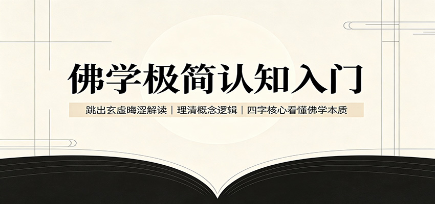 佛学极简认知入门：跳出玄虚晦涩解读，理清概念逻辑，四字核心看懂佛学本质-创业资源网