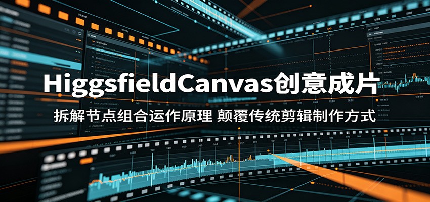HiggsfieldCanvas创意成片：拆解节点组合运作原理，颠覆传统剪辑制作方式-创业资源网