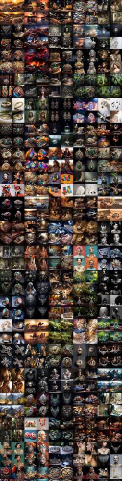 460+专业Midjourney珠宝摄影AI提示词戒指，项链-耳环-手链-宝石等，立即开始创作珠宝艺术-创业资源网