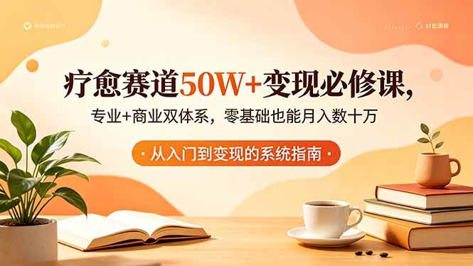 (18523期)疗愈赛道50W+变现必修课,专业+商业双体系,零基础也能月入数十万-创业资源网