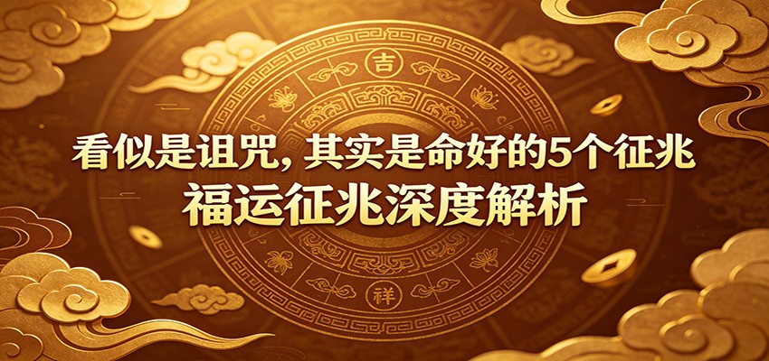 付费文章：《看似是诅咒，其实是命好的5个征兆》福运征兆深度解析-创业资源网