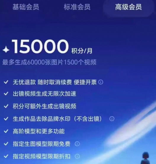 撸即梦积分技术，499充值得15000积分技术，效果自测，不保证百分百-创业资源网