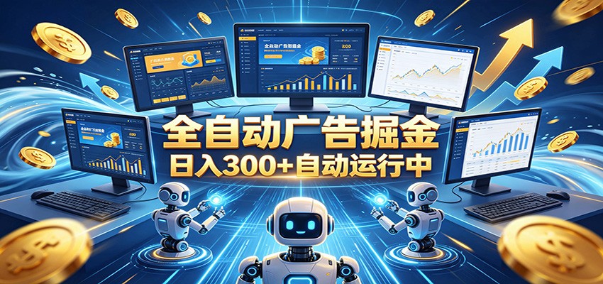 自动广告G机，日入300+，正规平台，广告浏览获益，时间自由，适合各类人群日常增收-创业资源网