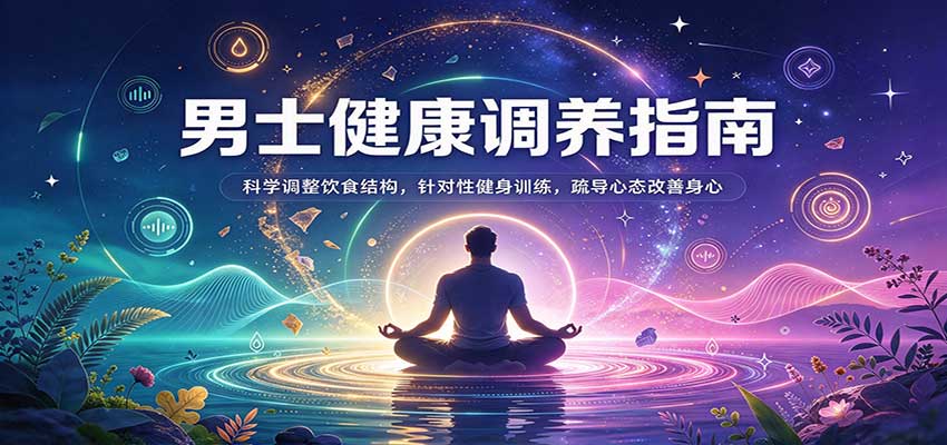 男士健康调养指南:科学调整饮食结构,针对性健身训练,疏导心态改善身心-创业资源网