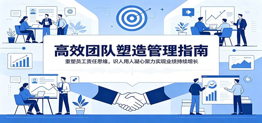 高效团队塑造管理指南:重塑员工责任思维,识人用人凝心聚力实现业绩持续增长-创业资源网