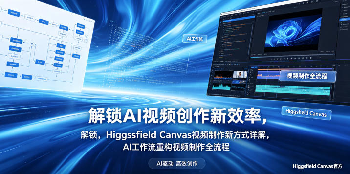 解锁AI视频创作新效率，Higgsfield Canvas视频制作新方式详解，AI工作流重构视频制作全流程-创业资源网