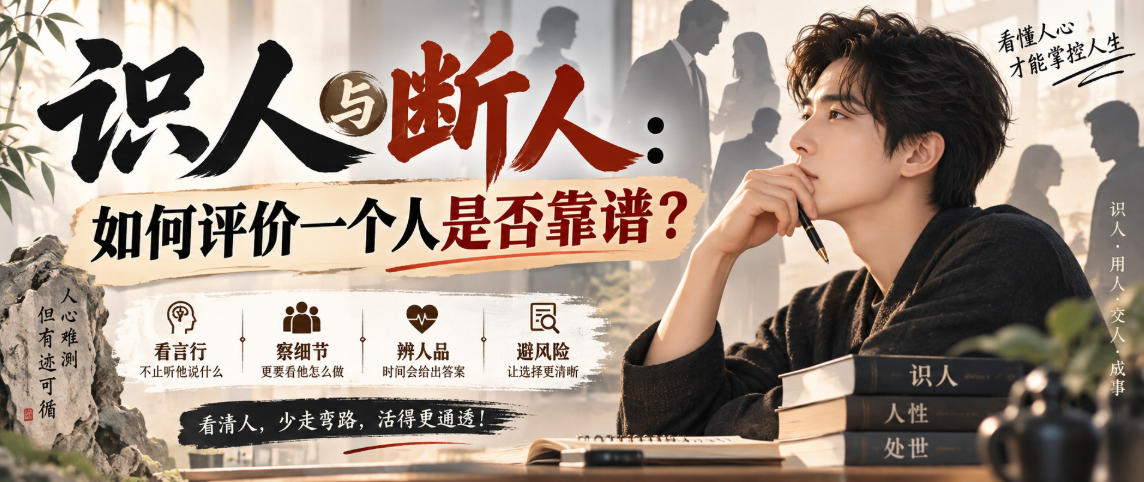 付费文章:识人与断人:如何评价一个人是否靠谱?-创业资源网