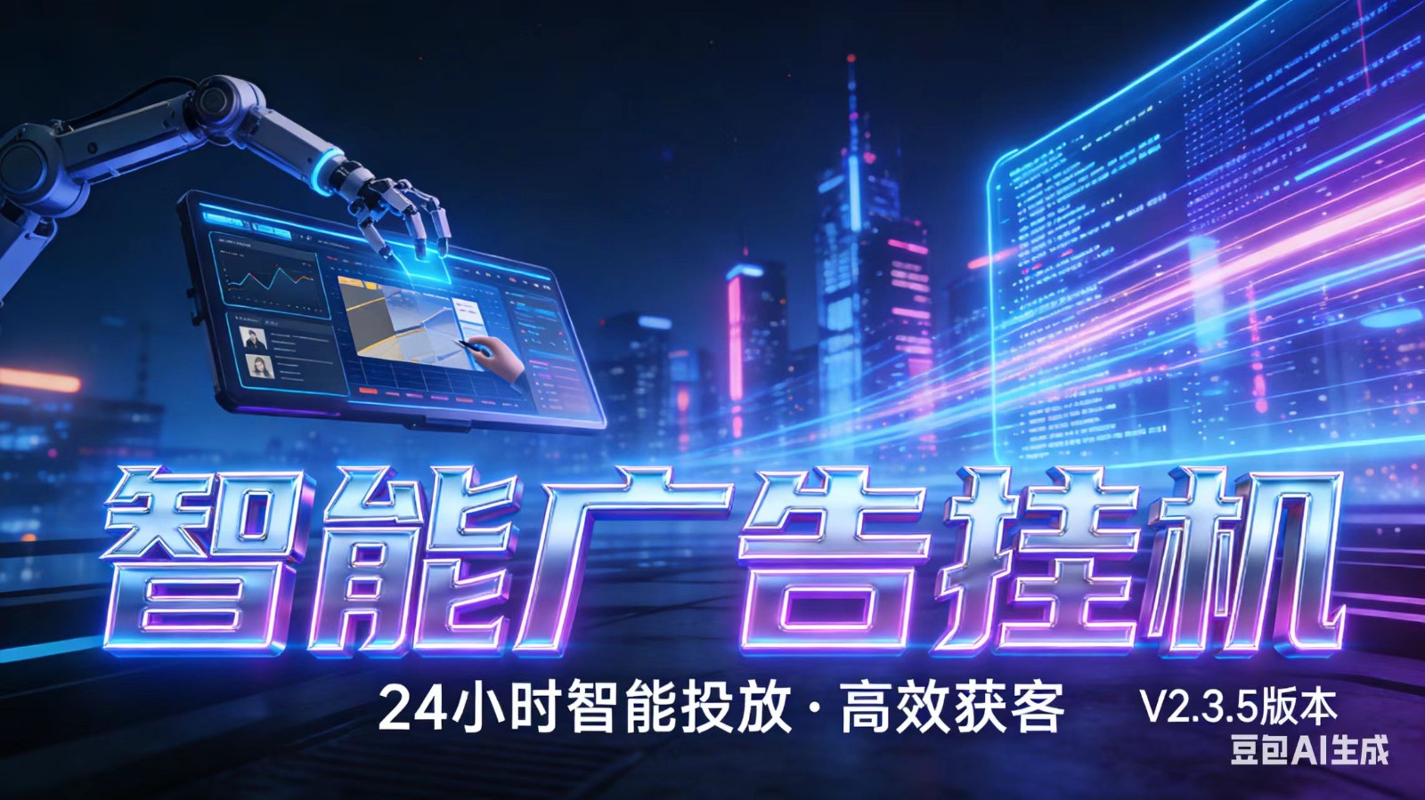 AI 广告云挂机 · 全域流量变现平台-创业资源网