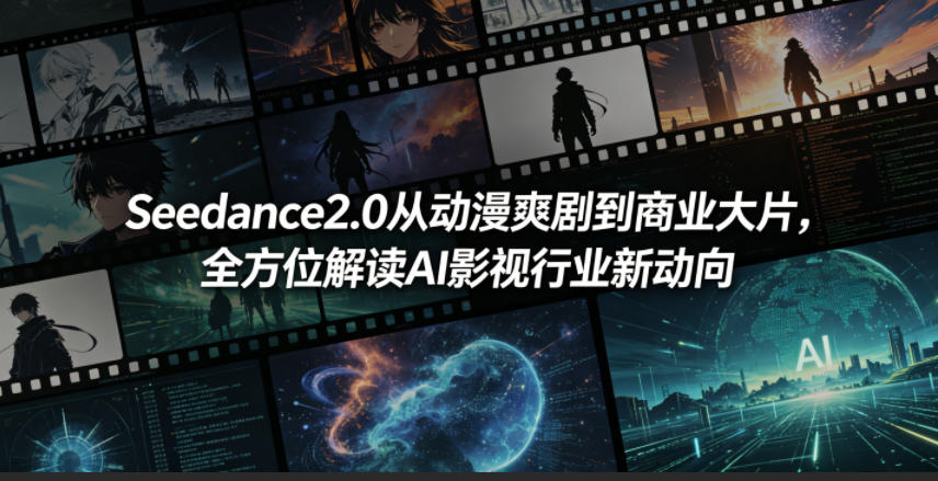 Seedance2.0从动漫爽剧到商业大片，全方位解读AI影视行业新动向-创业资源网